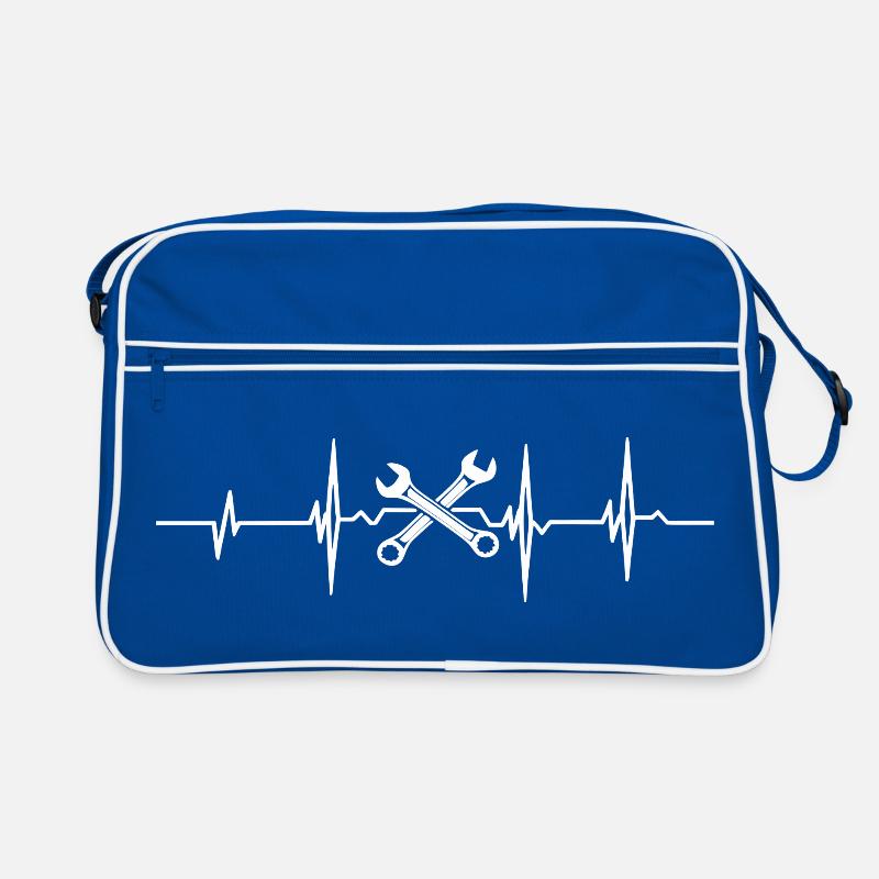 Heartbeat and tools Retro Bag