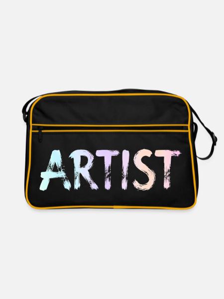 Artist - Retro Bag - black/gold - Front