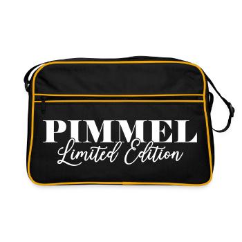 Pimmel Limited Edition - Retro Tasche - Schwarz/Gold - Vorne