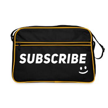 Subscribe - Influencer Blogger Vlogger Content Cre - Retro Bag - black/gold - Front