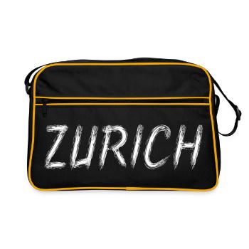 Zurich Brush Urbaine - Sac Retro - noir/or - Devant
