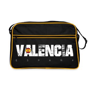Valence España Typographie audacieuse - Sac Retro - noir/or - Devant