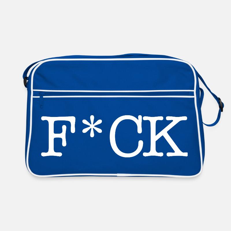 F_CK_White Retro Tasche