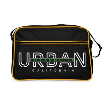 Urban LosAngeles Style - Retro Bag - black/gold - Front