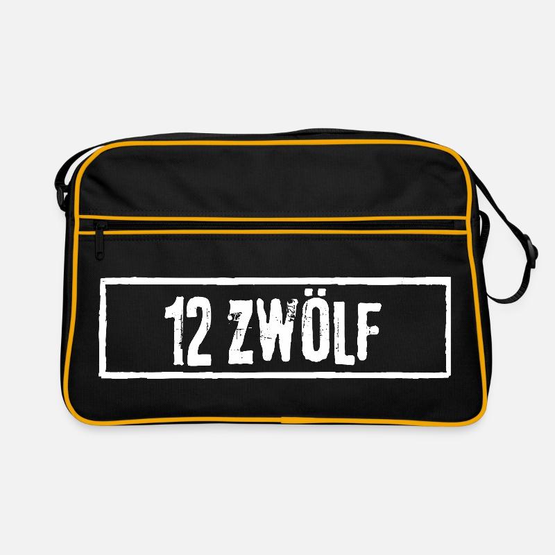 12 Douze Anniversaire Rock Grunge Sac Retro