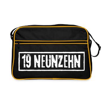19 Nineteen Years of Rock Grunge - Retro Bag - black/gold - Front