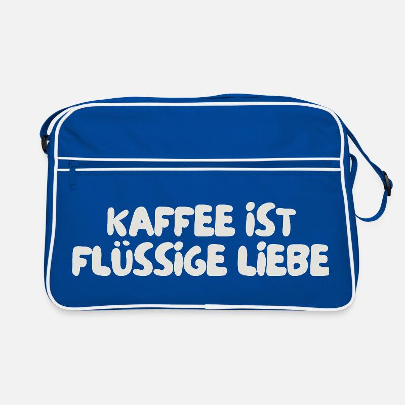 Le café, c’est de l’amour liquide Sac Retro
