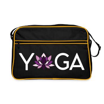 Yoga - Sac Retro - noir/or - Devant