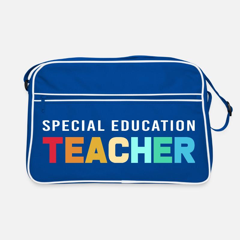 Sonderschule Lehrer Förderschule Pädagoge Retro Tasche
