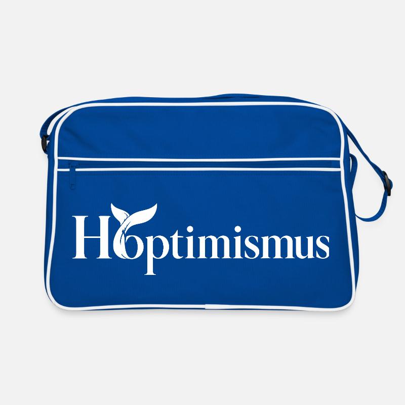 Hoptimismus - Wal white Fluke Retro Tasche