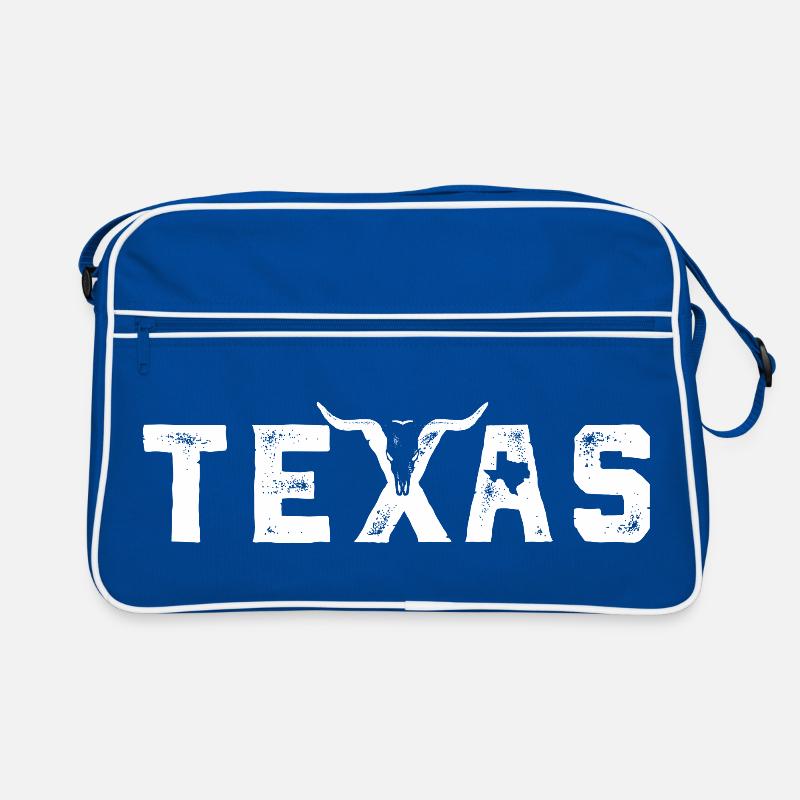 Texas Bold Distressed Wordmark Retro Bag