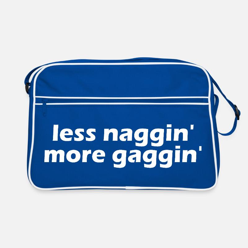 Moins de harcèlement, plus de bâillonnement, de torride, d’embarrassant Sac Retro