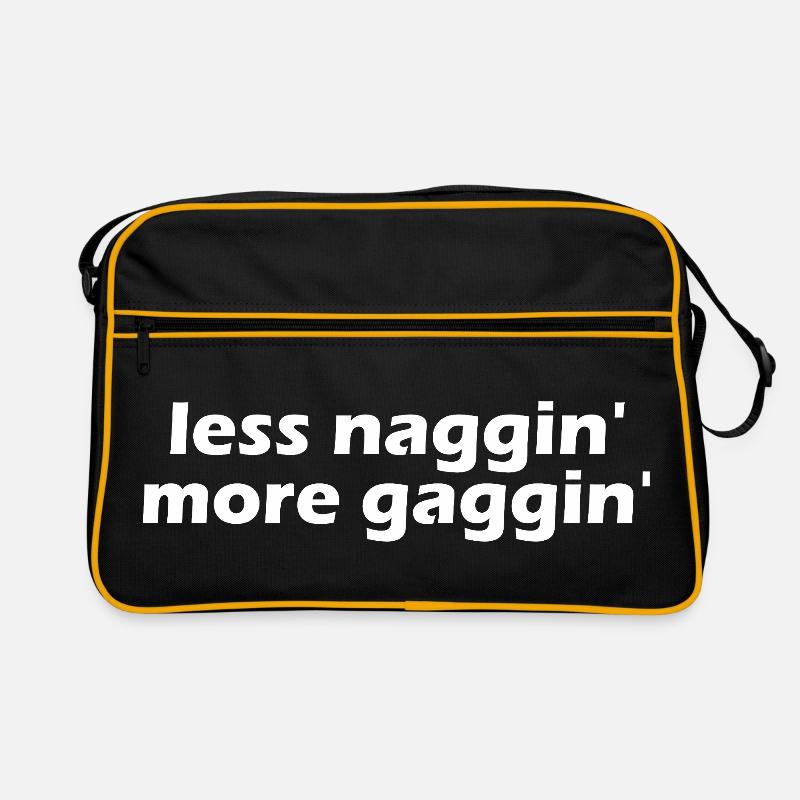 Moins de harcèlement, plus de bâillonnement, de torride, d’embarrassant Sac Retro