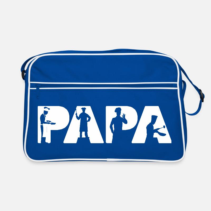 Papa Chef Küchenkönig Chefkoch-Design Retro Tasche