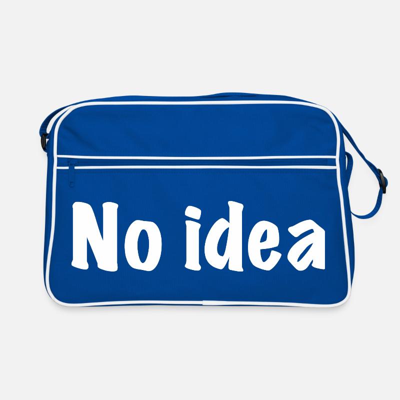 Aucune idée, aucune idée, aucun plan, qu’est-ce que j’en sais... Sac Retro