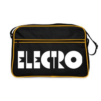 Electro music - Retro Bag - black/gold - Front