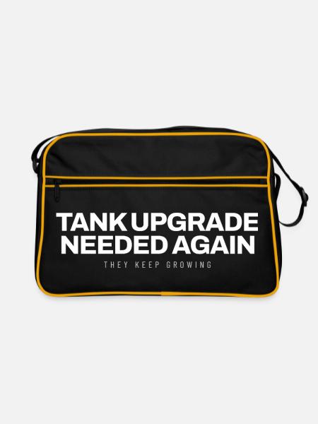 Schildkroete Lustig Haustier Langsam Panzer Schild - Retro Tasche - Schwarz/Gold