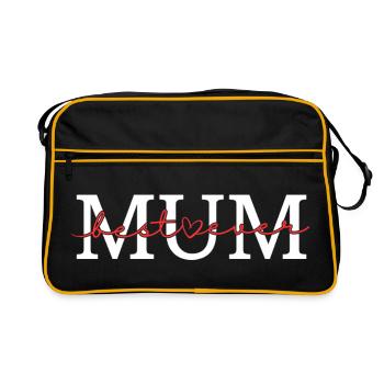 Best mum ever - Retro Bag - black/gold - Front