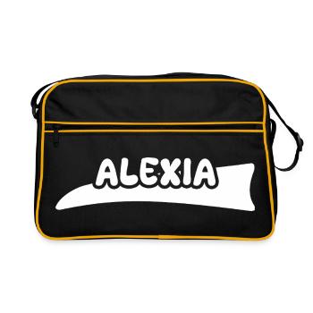 Alexia as a label - Retro Bag - black/gold - Front