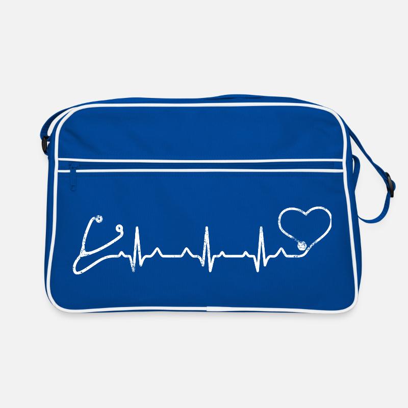 Infirmière stéthoscope Heartbeat Sac Retro