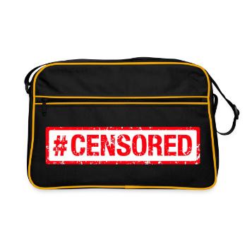 Censored Zensiert - Retro Bag - black/gold - Front