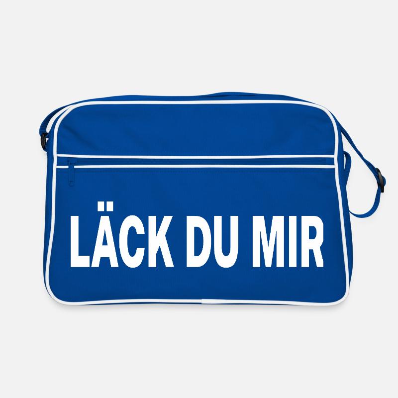 Läck du mir - Schweizerdeutsch Retro Tasche