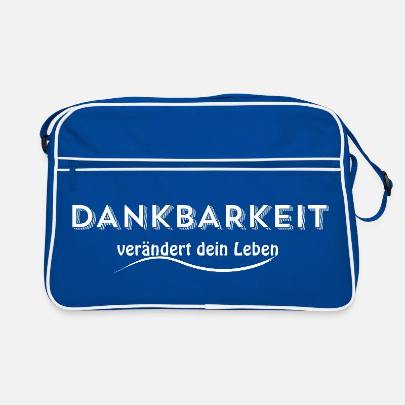 DANKBARKEIT – Reichtum des Herzens Retro Tasche
