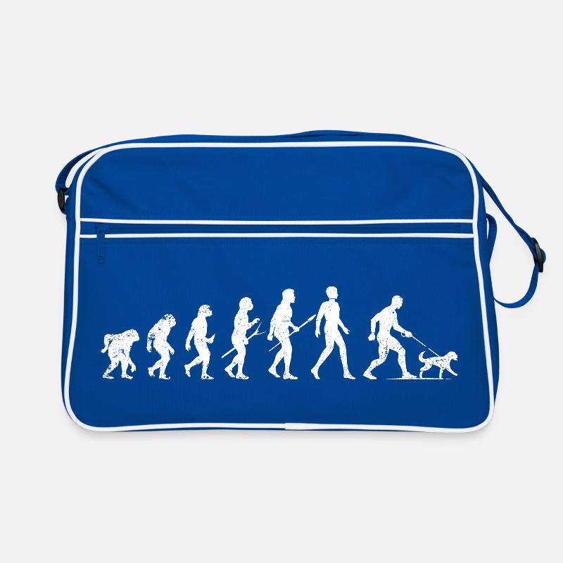 Evolution of Man and Canine Retro Bag