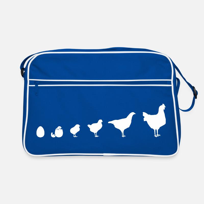 Instantané Famille de poussins, Poulet, Évolution, Sac Retro