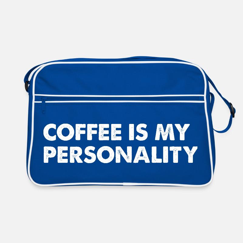 Le café, c’est ma personnalité Sac Retro