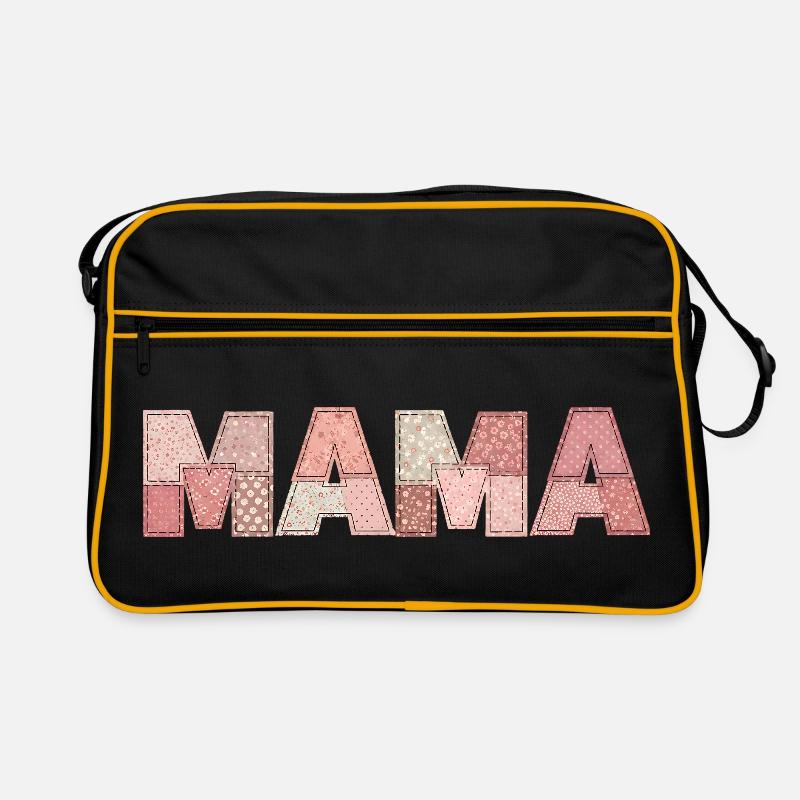 Cadeau de maman en patchwork pour Maman pour l’anniversaire Sac Retro