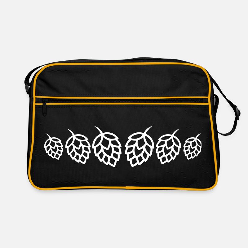 Hops Buds Barley Symbol Retro Bag