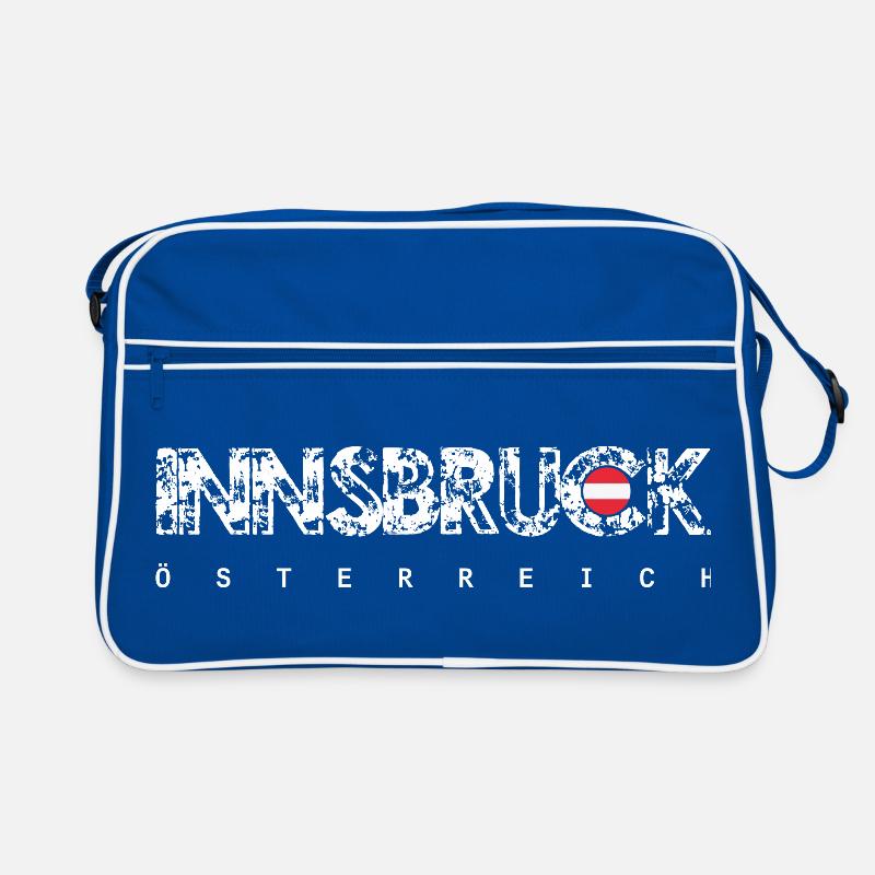 Innsbrucker Distressed Wortmarke Retro Tasche