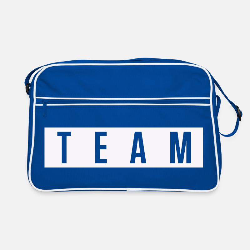 TEAM Blockschrift  Retro Tasche