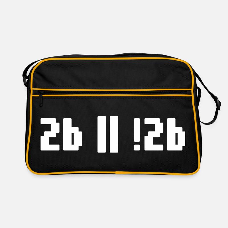2b ou pas 2b – Programmeur de Shakespeare Hamlet Sac Retro