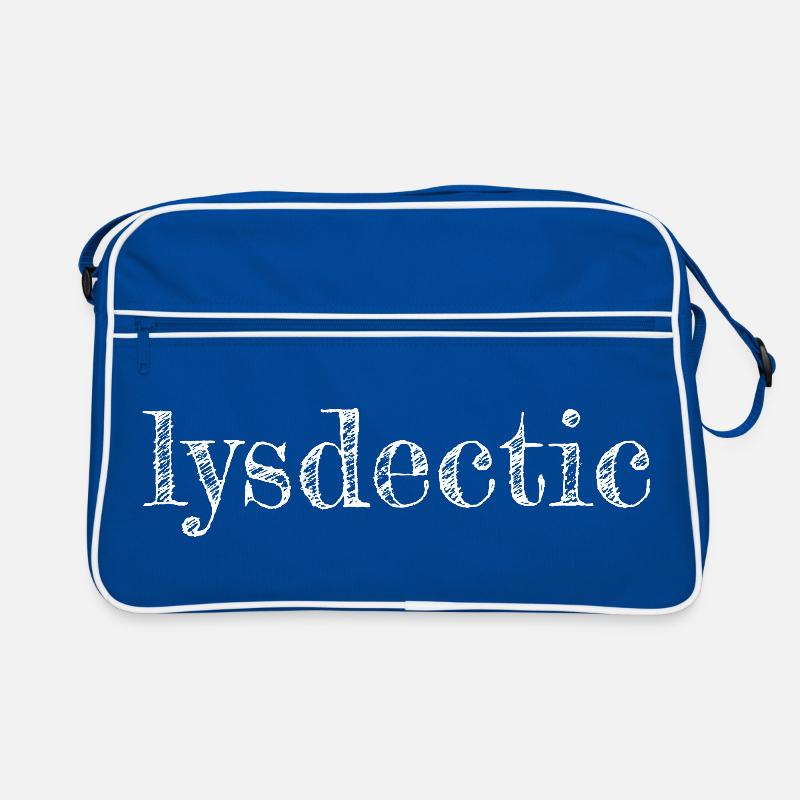Lysdectic Grunge Typography Retro Bag