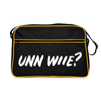 Unn Wiie ? - Sac Retro - noir/or - Devant