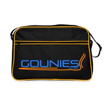 El Gounies -  not just a brand  - Retro Tasche - Schwarz/Gold - Vorne