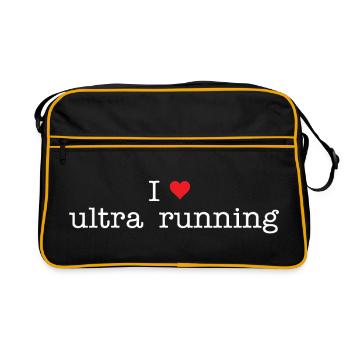I Love Ultra Running - Retro Bag - black/gold - Front