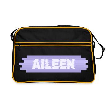 Mutter Aileen - Retro Tasche - Schwarz/Gold - Vorne