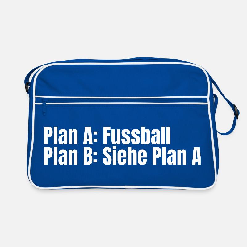 Plan A Fußball – Plan B Retro Tasche