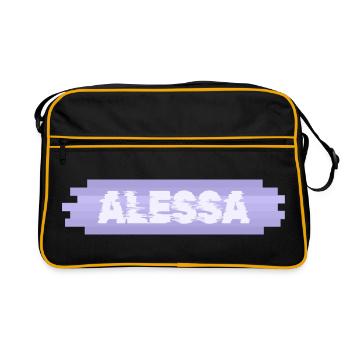 Alessa en tant qu’enfant - Sac Retro - noir/or - Devant
