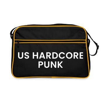 Punk hardcore américain - Sac Retro - noir/or - Devant