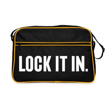Basketball Game Day Lock It In - Retro Bag - black/gold - Front