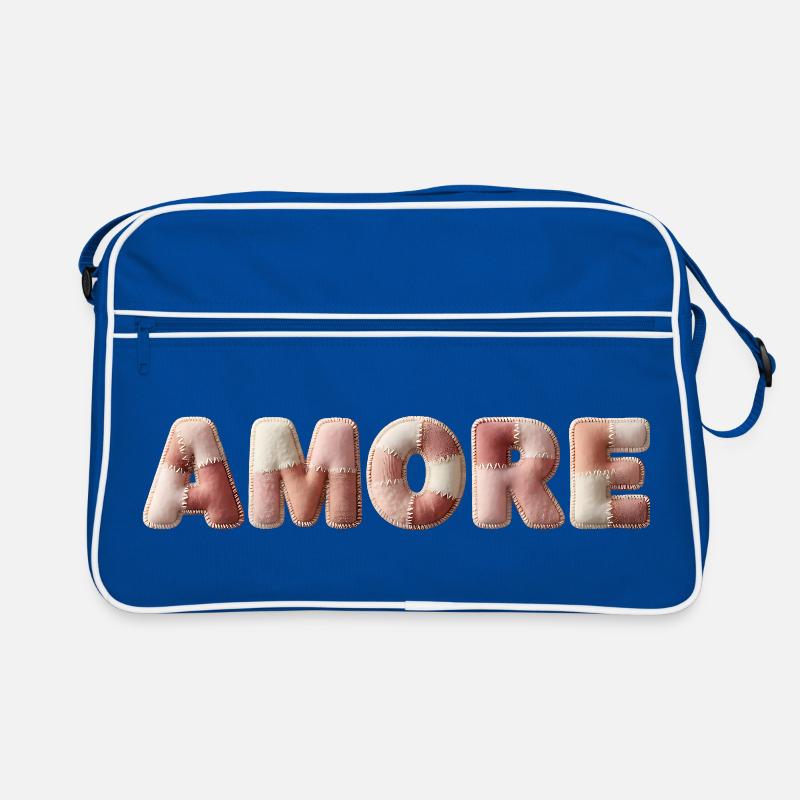 Amore Plush Stitch Patchwork Gift Retro Bag