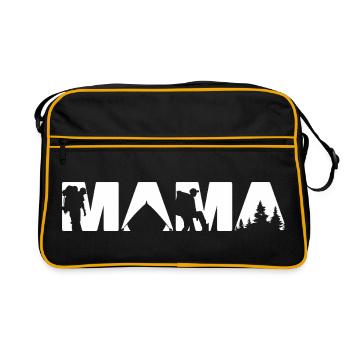 Aventure de camping minimaliste Vie en plein air - Sac Retro - noir/or - Devant