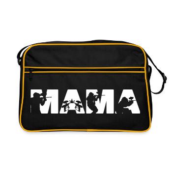 Paintball Mama Action Sports Mother EMT - Sac Retro - noir/or - Devant