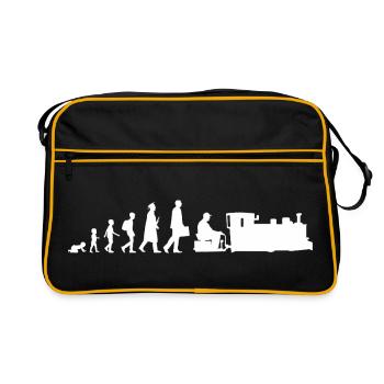 Eisenbahnfreund Development - Retro Bag - black/gold - Front