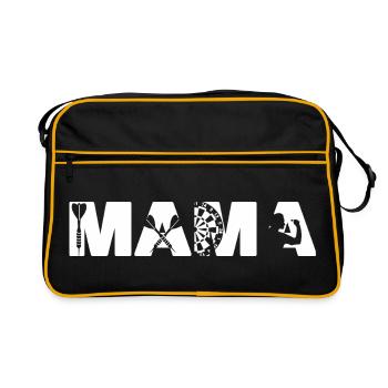 Conseil sportif du Dart Master Retro Sunset Pub - Sac Retro - noir/or - Devant