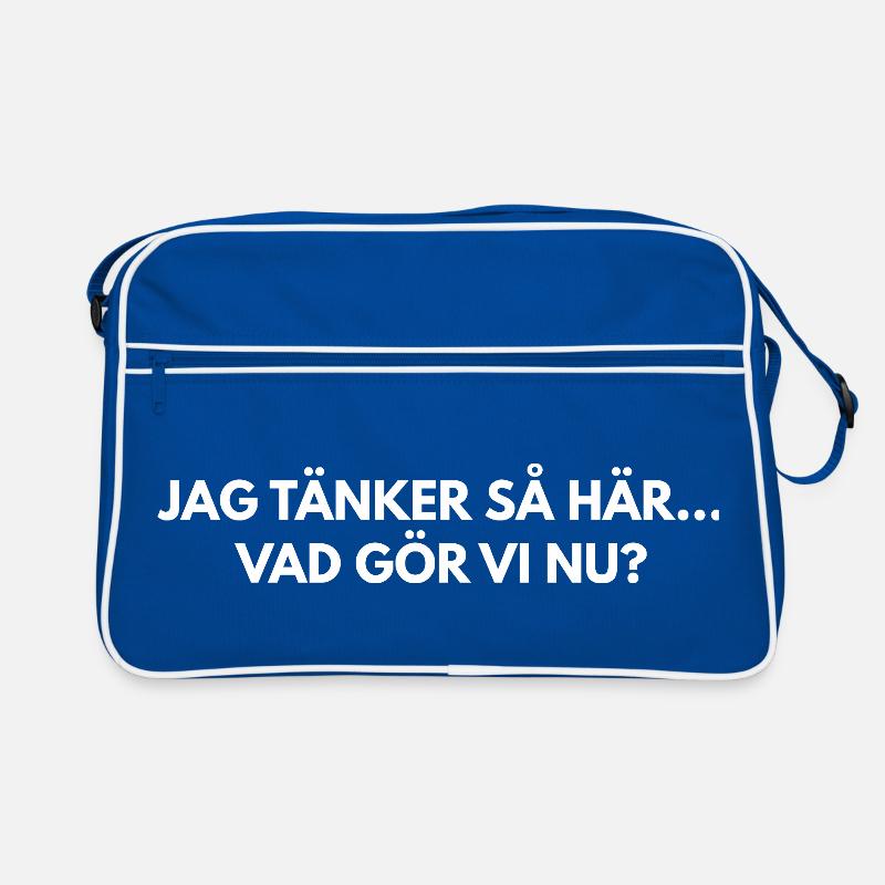 Je pense comme ça... Que faisons-nous maintenant ? Sac Retro